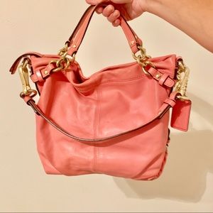 Peach Authentic Coach Purse